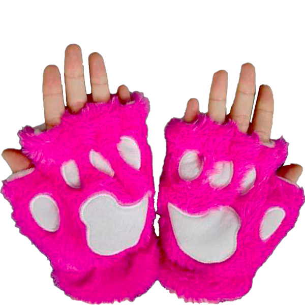 Kids Foxy Novelty Paw Gloves