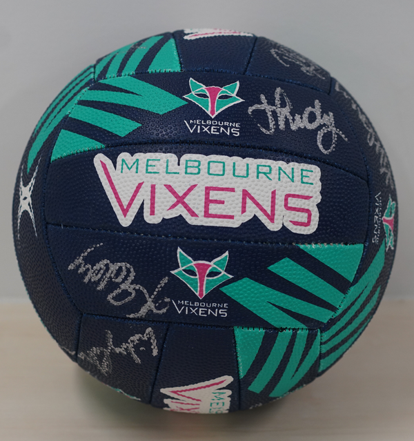 Signed Melbourne Vixens netball