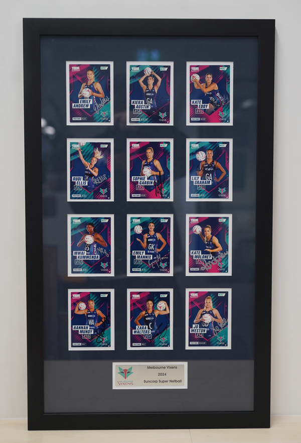 Melbourne Vixens 2024 Signed Player Cards Set 2