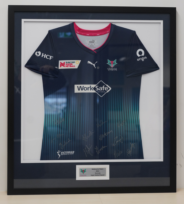 Signed Melbourne Vixens Warm Up Top